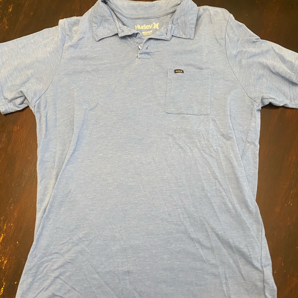 Hurley Men's Blue Casual polo Shirt